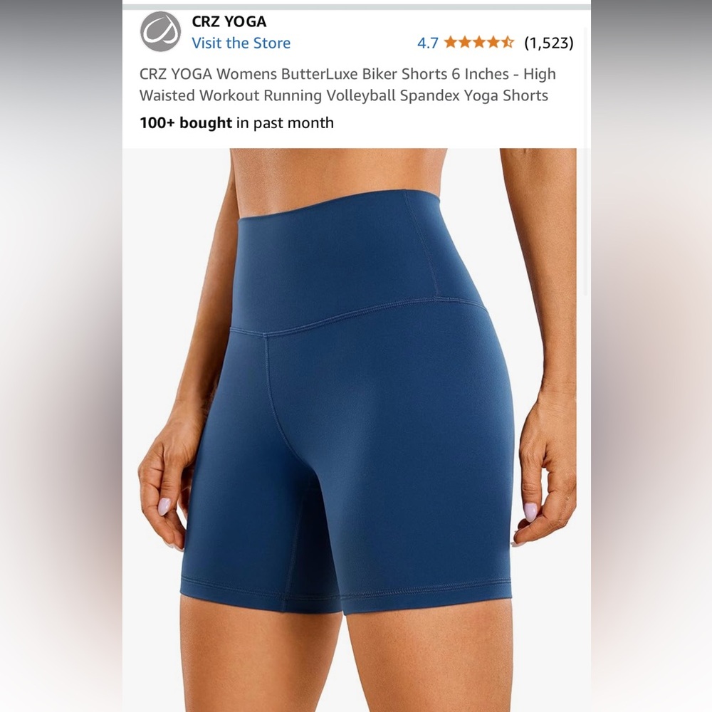 2- CRZ Yoga Biker shorts